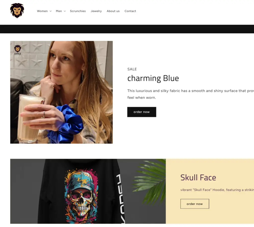 E-Commerce Online-Shop Referenz Karsh Fashion mit Produktübersicht und responsivem Design